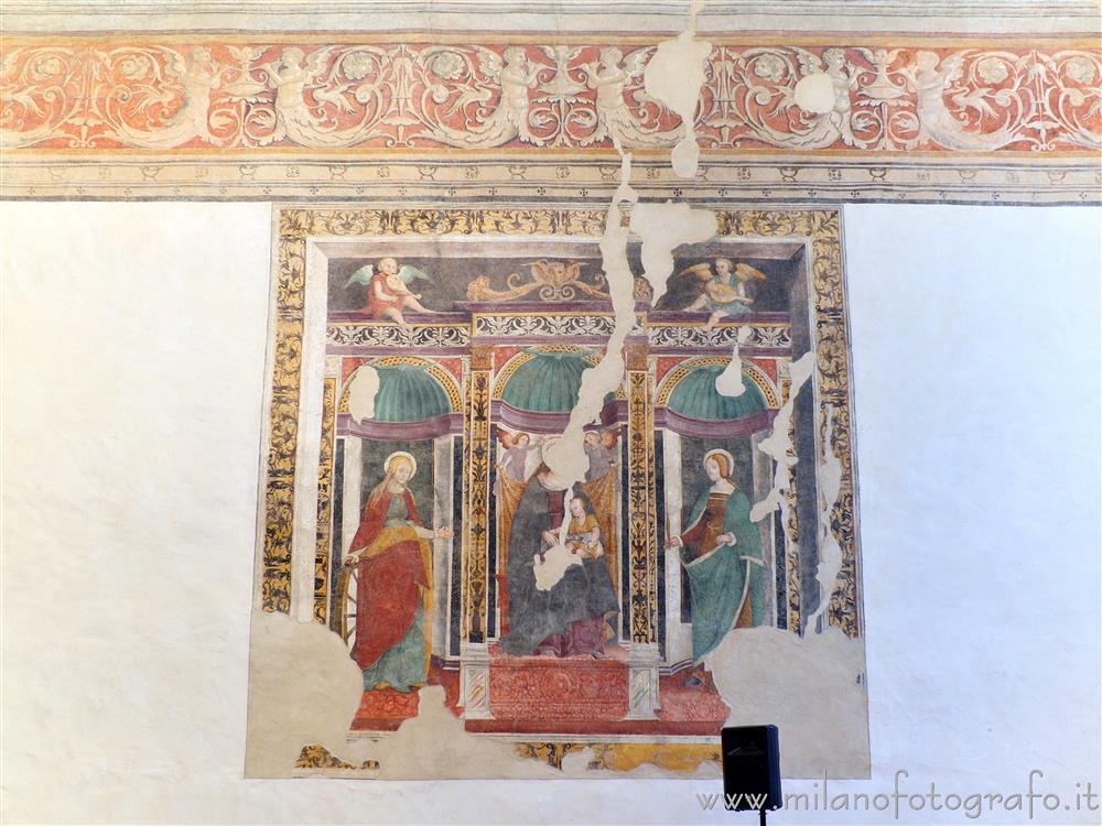 Besana in Brianza (Monza e Brianza, Italy) - Madonna with Child and saints in the Former Benedictine Monastery of Brugora
